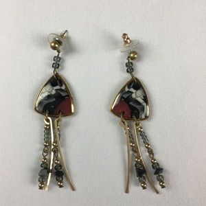 Vintage Art Deco Dangle Earrings